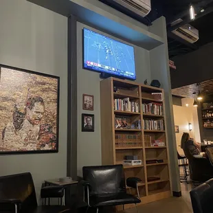 a tv in the corner of the room