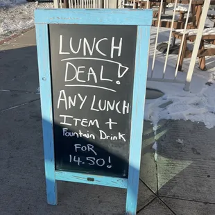 Lunch deal