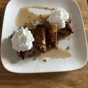 Pumpkin Pecan Stuffed French Toast