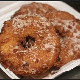 Apple Rings, made with local apples, every time.