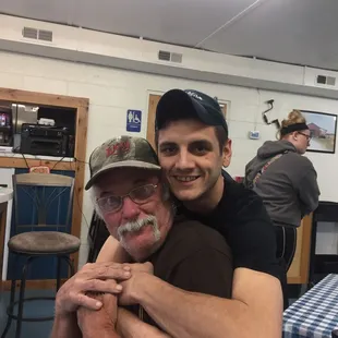 Here's your intimate moment. Andy &amp; Jesse. Lol