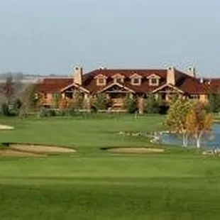 View from the 18th tee of The Lodge at Wilderness Ridge