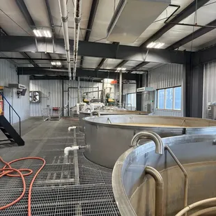 Fermentation tanks. Always cool to look at.