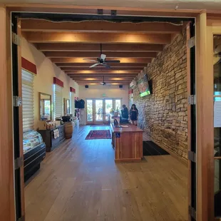 the entrance to the tasting room