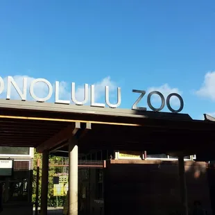 At the Honolulu Zoo!