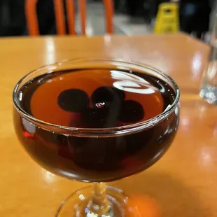 Manhattan with extra cherries.