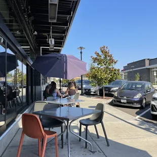 Outdoor dining available making it dog friendly.