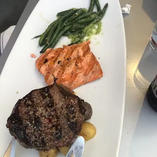 Sirloin and Salmon