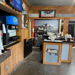 Register and soda area