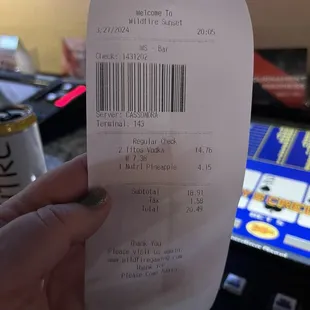 03/27/2024 wicked nice bartender. Thank you!