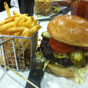 This was supposed to be a medium Classic Burger but instead it is burnt...