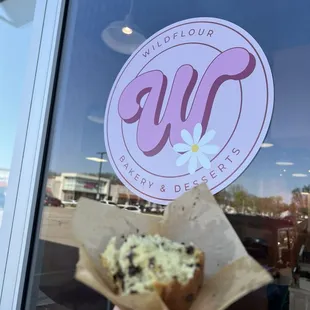 Banana chocolate chip muffin