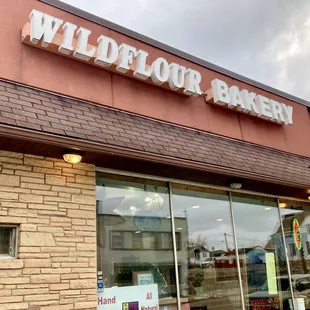 the front of the store