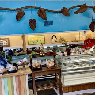 the interior of a restaurant