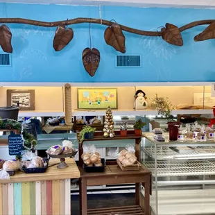 the interior of the store