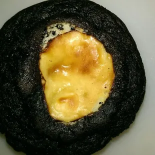 Chocolate creme cheese muffin.