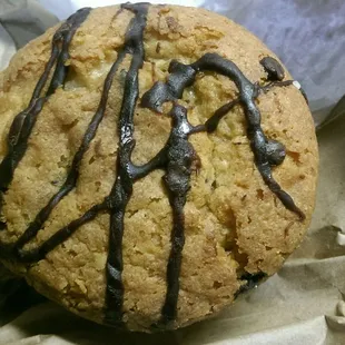 The banana chocolate chip muffin, sold.