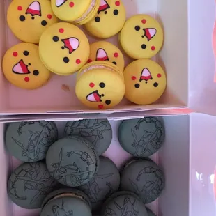 a box of macarons