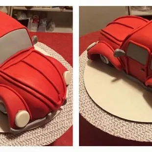 a red car cake
