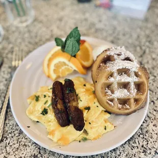 The Wildflower Triple Breakfast w/Turkey Sausage