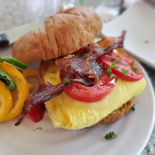 Breakfast croissant