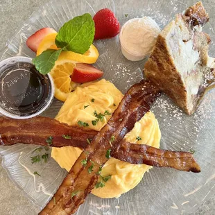 Mile High Baked French Toast Sampler Breakfast