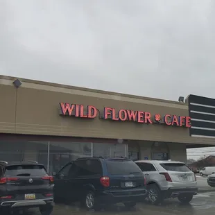 It&apos;s a cold rainy day and it&apos;s still busy at The Wild Flower Cafe Restaurant.  2/11/2022