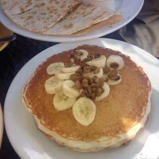 Banana Walnut Pancakes