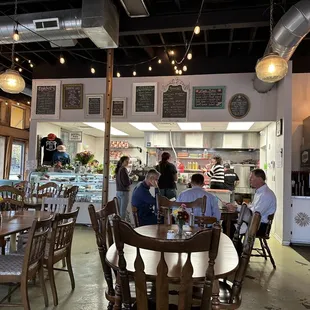 Dining and kitchen area