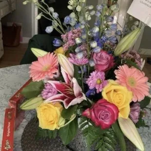 18th birthday flowers with Turtles! Beautiful!!