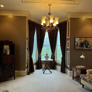 Bay window in suite.