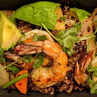 Grilled Shrimp & Avocado Bowl