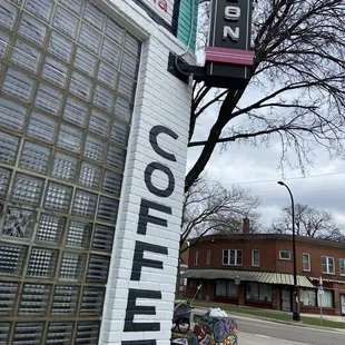 Outside, side/ street view, of the building!
