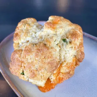 Savory scone - I enjoyed it, tho wish it could&apos;ve been heated up