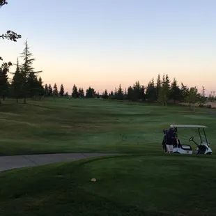 The first tee at sunrise....