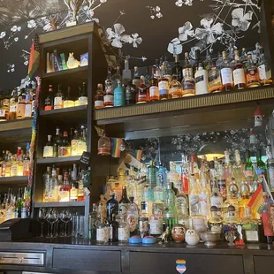 Behind the bar