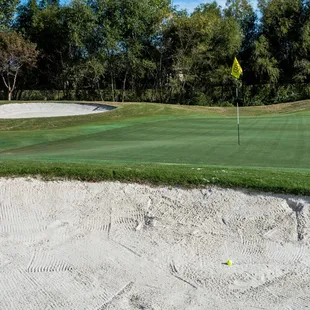 Sand is often in play