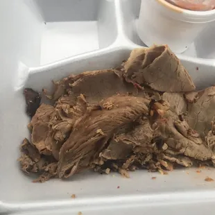 I got the slice brisket by the pound and it was horrible!