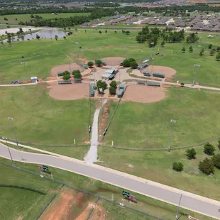 Drone Shot of the Ball Fields