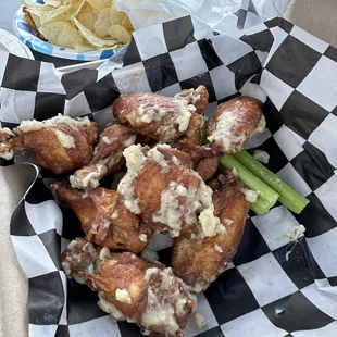 Dill pickle wings (minus the 4 we already enjoyed)