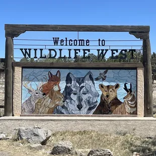 Welcome sign