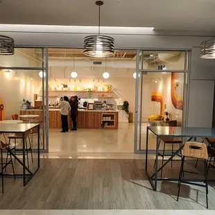 a view of a coffee shop
