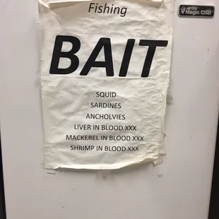 Lug worms are in wild roes store