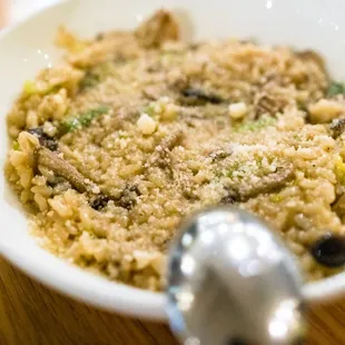 mushroom risotto