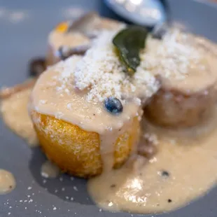 Polenta Cakes ($15)