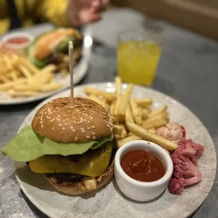 Wildseed Burger &amp; Mezcal Salt and Pepper Cocktail