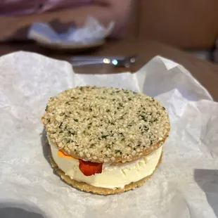 Pawpaw semifreddo
