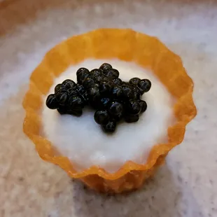 Smoked Radish, Radish Cream, Caviar