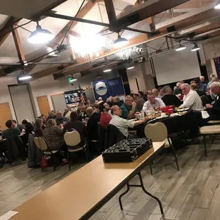 Rotary Club of Folsom enjoying Catering by Wildwood BBQ Company