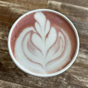 Amethyst latte